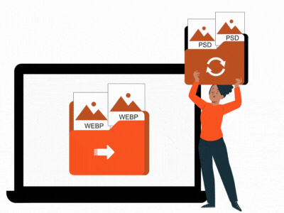 WEBP to PSD Conversion